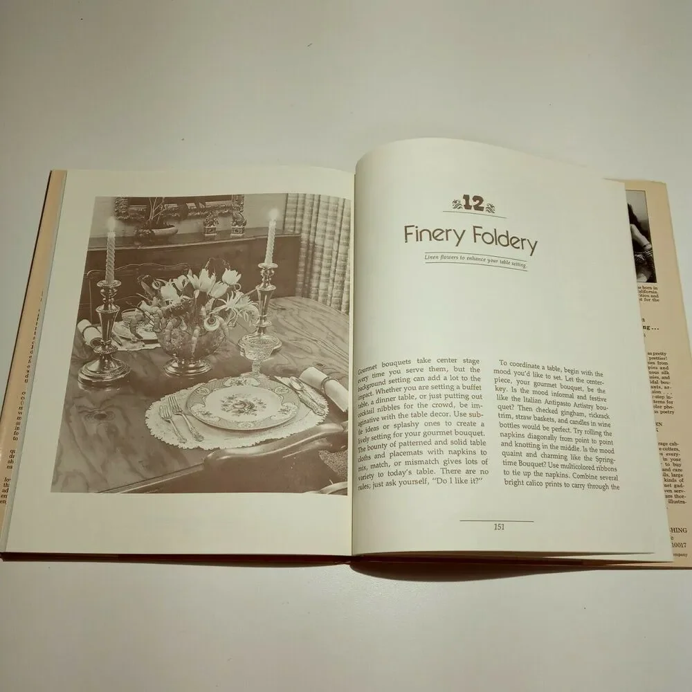 Gourmet Bouquet Edible Decor Decorative Centerpieces Julia Weinberg 1979 Book